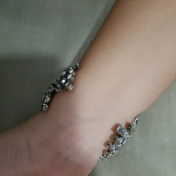 Bcbgmaxazria floral stone cuff bracelet - Picture 6 of 6